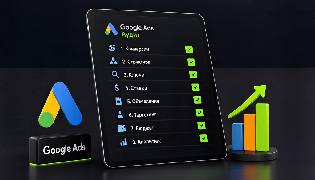 Чек-лист аудита Google Ads &mdash; 8 пунктов для системной проверки аккаунта
