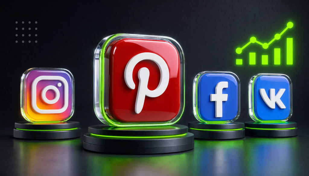 Сравнение Pinterest с Instagram, Facebook и VK: тип контента, время жизни поста, охват, внешние ссылки, покупательское поведение.