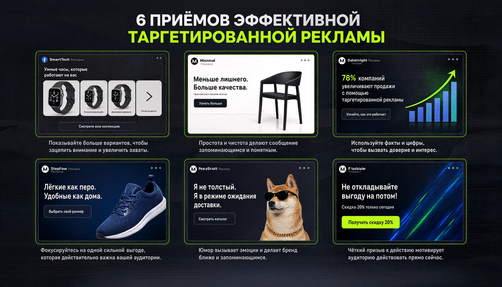 Примеры эффективной таргетированной рекламы в соцсетях