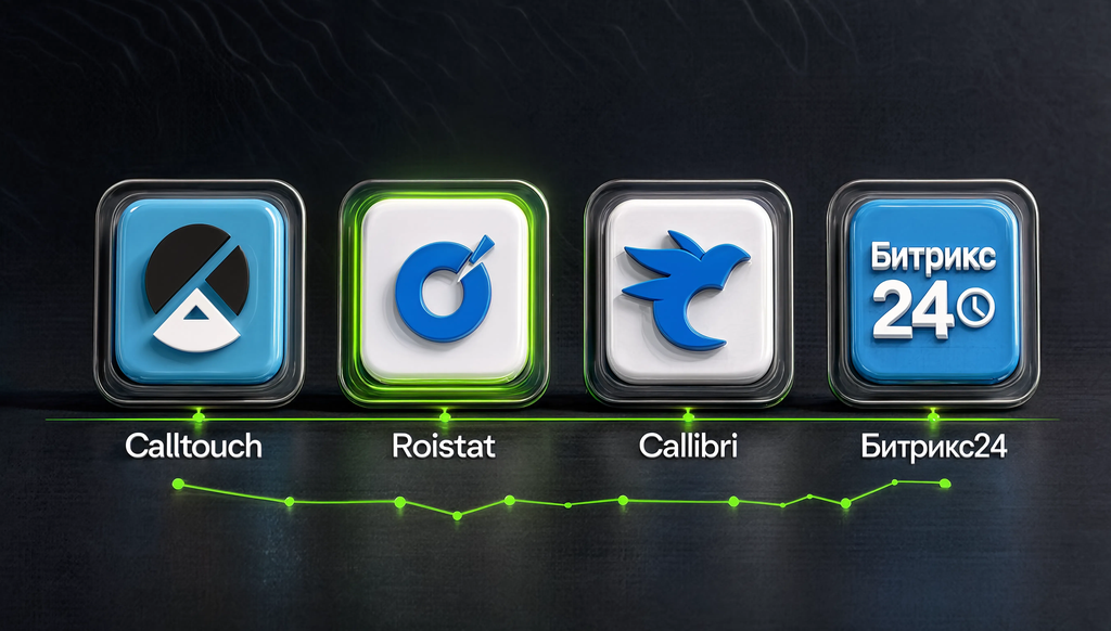 Сравнение сервисов коллтрекинга Calltouch, Roistat, Callibri, Битрикс24 для выбора лучшего