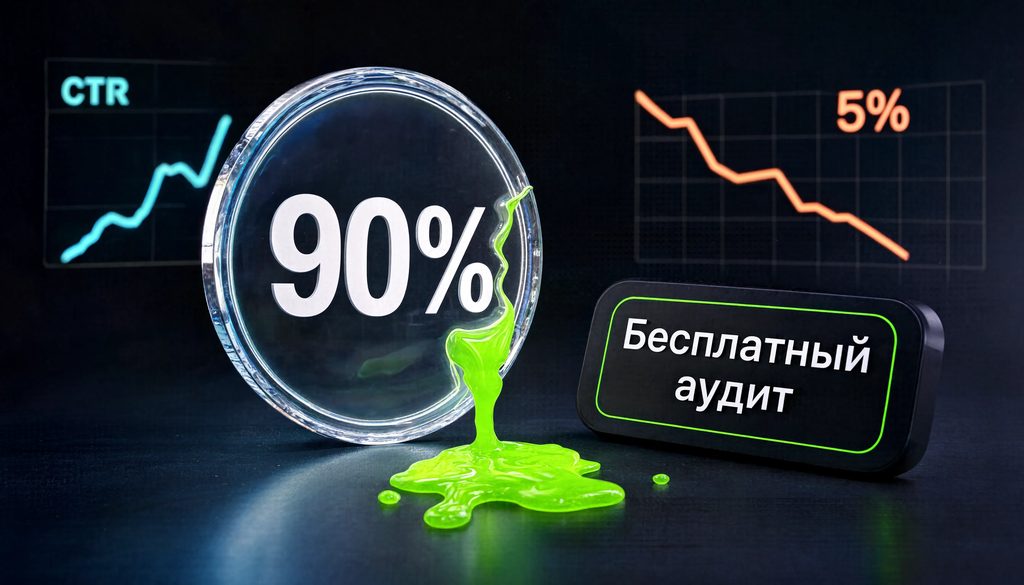 Настройка таргетированной рекламы с CTR от 5% - бесплатный аудит