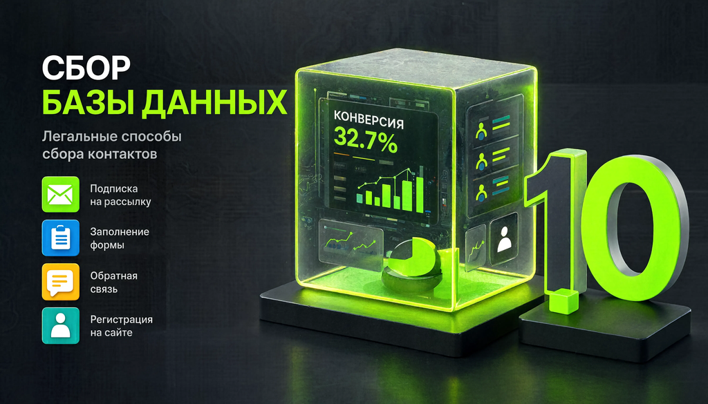 10 легальных способов сбора базы с иконками и конверсией