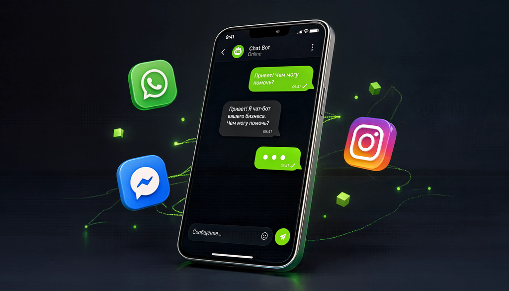 Чат-боты для бизнеса в мессенджерах: WhatsApp, Instagram и Messenger