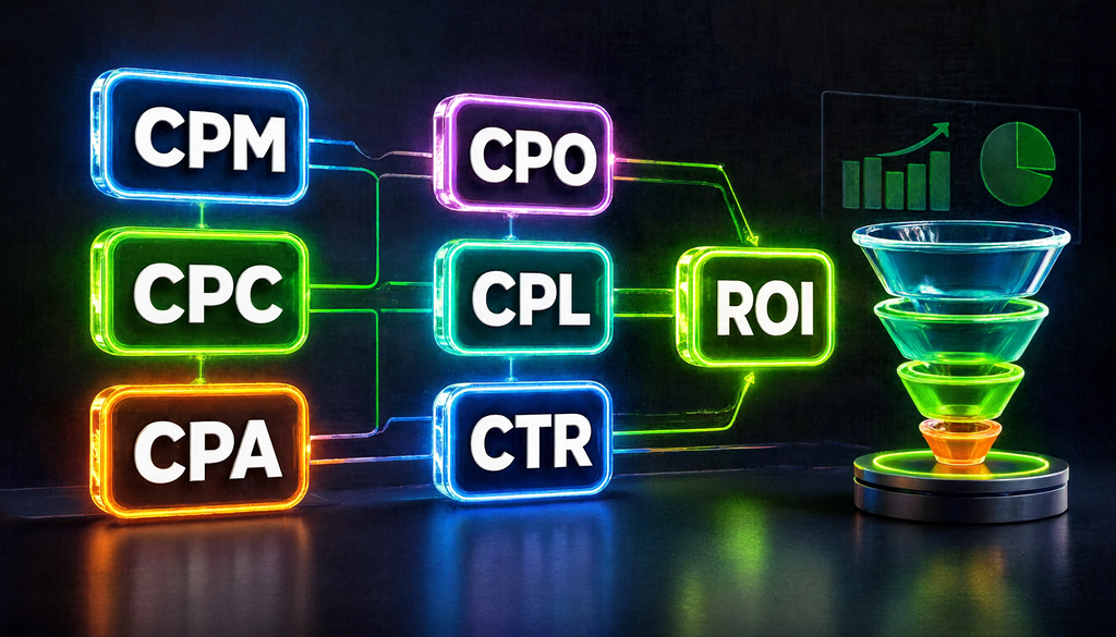 Метрики эффективности рекламы: полный гид по KPI, CPM, CPC, CPA и ключевым показателям