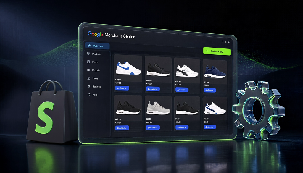 Google Merchant Center: создание аккаунта, настройка фидов, атрибуты и интеграция с Shopify